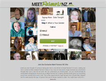 Tablet Screenshot of meetfarmersnz.com